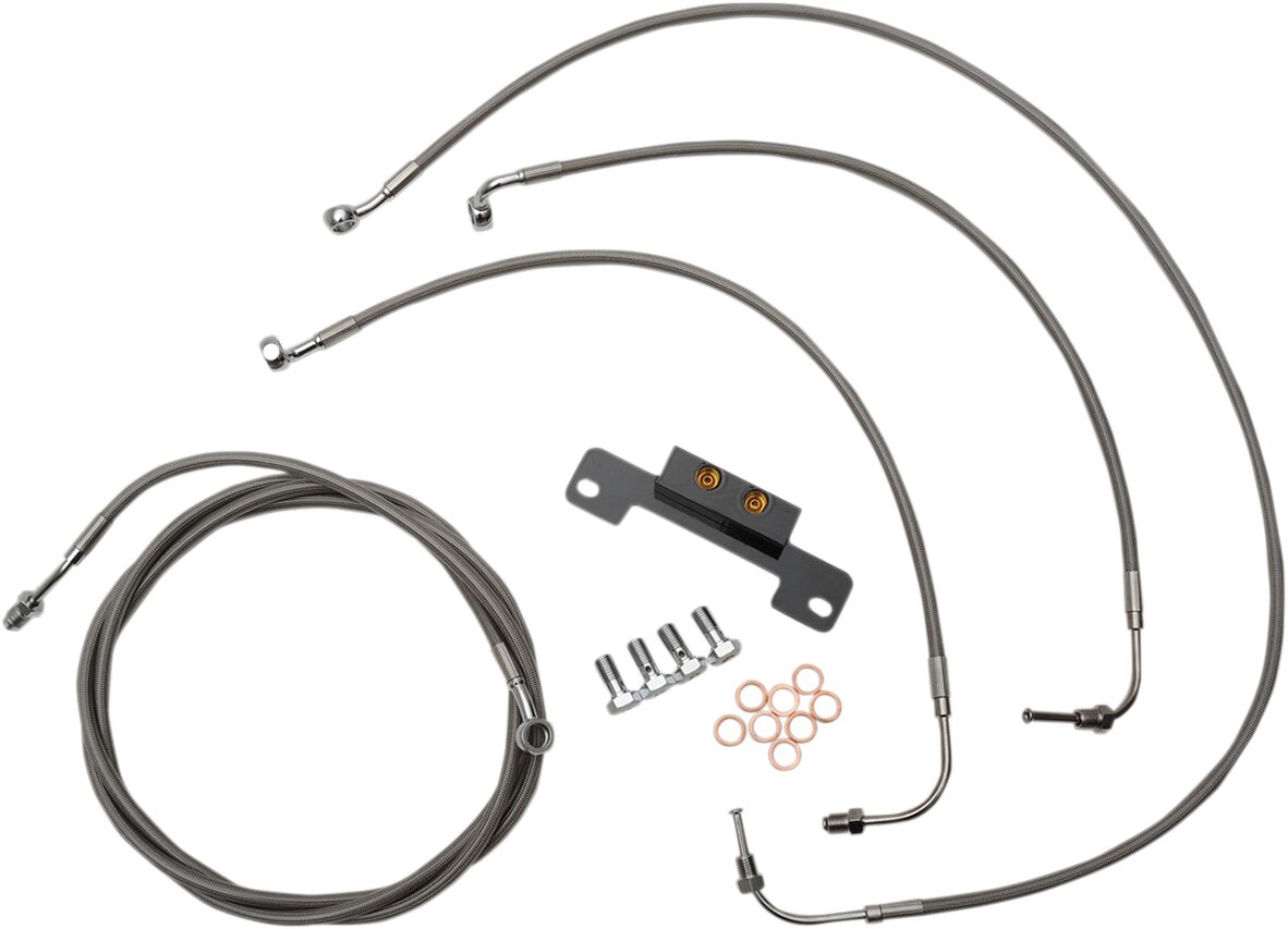La Choppers Cable Kit 16 Fl17+Noabs CLUTCH & BRAKE CABLE/HOSE KITS La Choppers