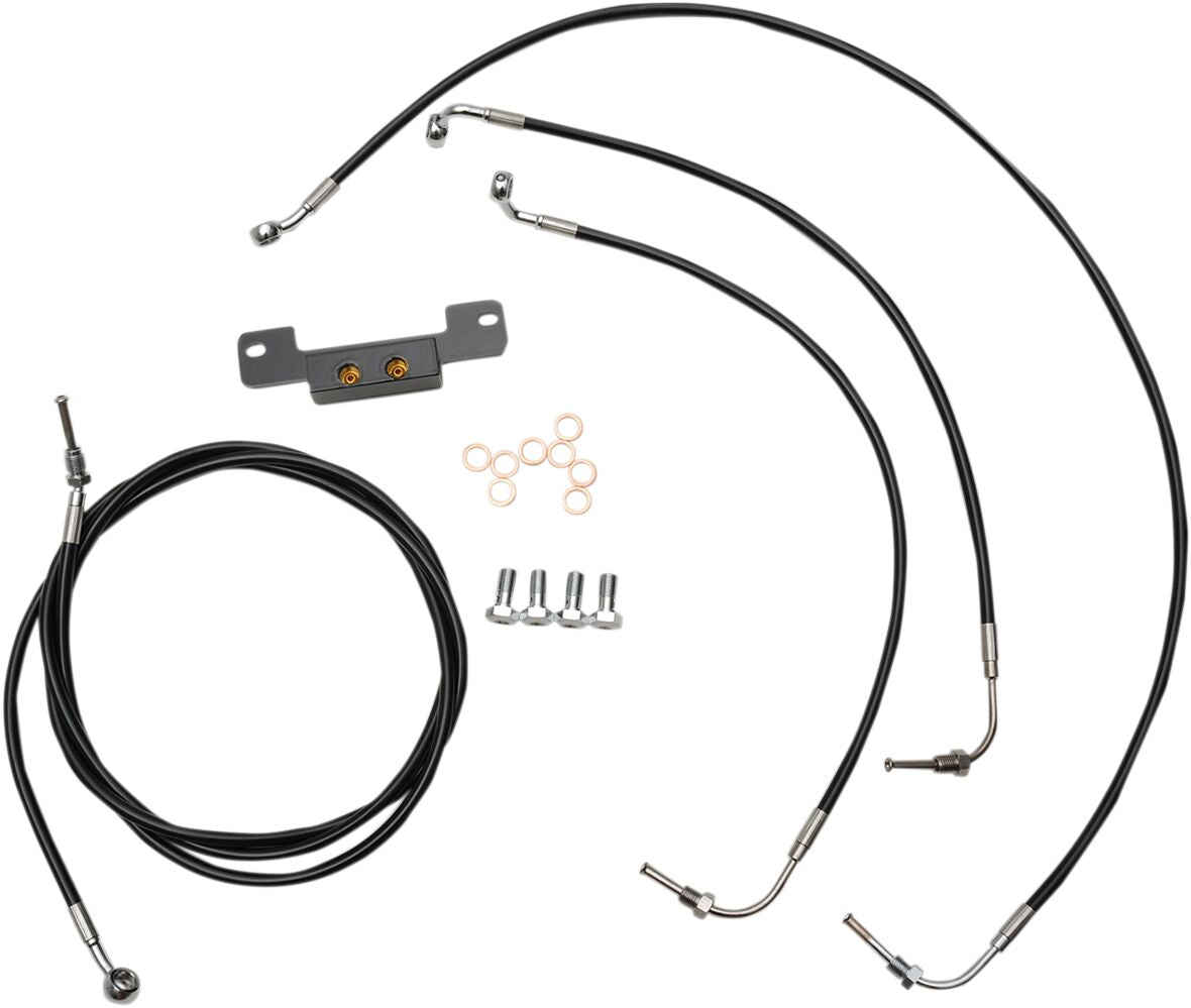 La Choppers Cable Kit B16 Fl17+Noabs CLUTCH & BRAKE CABLE/HOSE KITS La Choppers