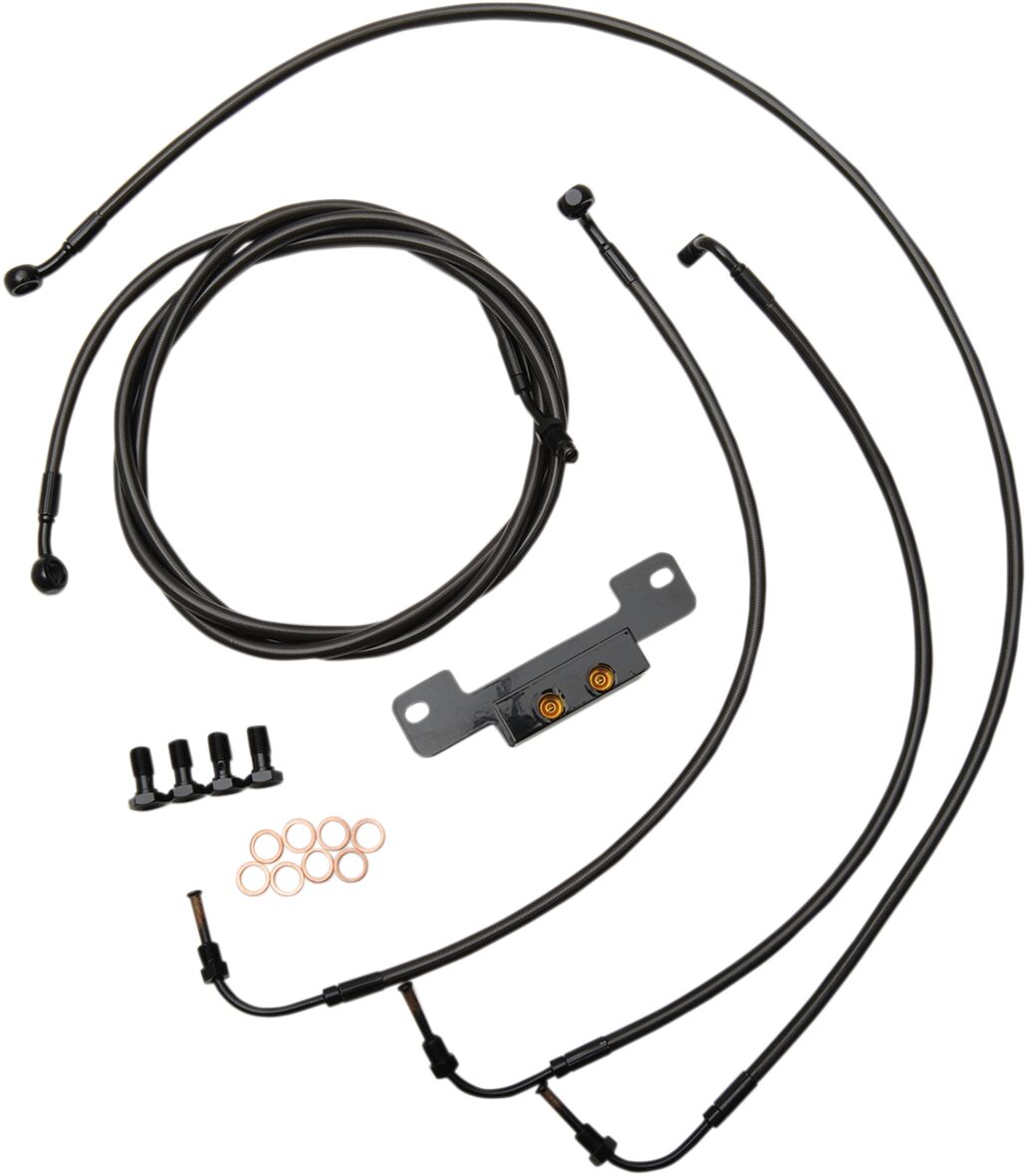 La Choppers Cable Kit M19 Fl17+Noabs CLUTCH & BRAKE CABLE/HOSE KITS La Choppers