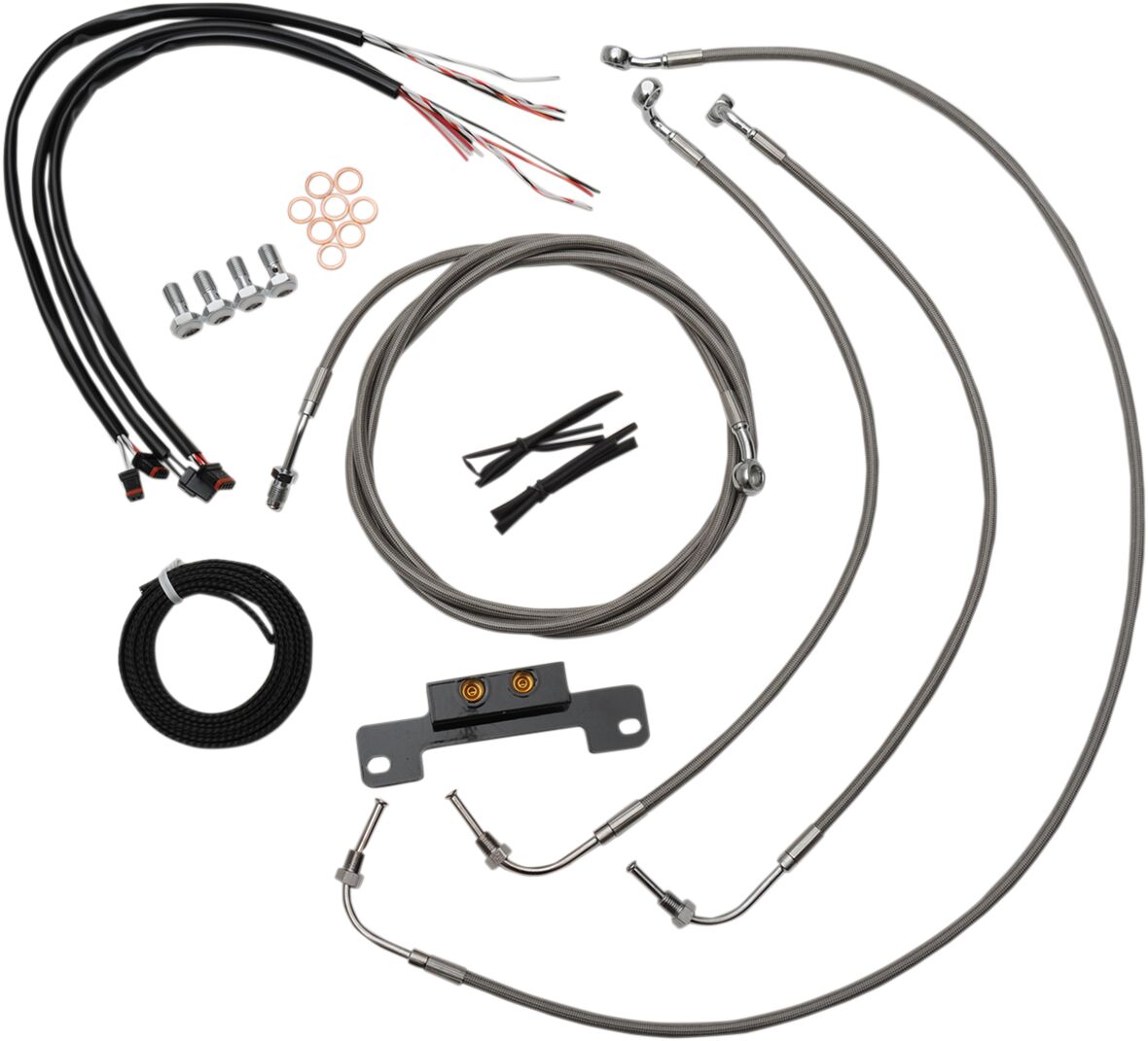 La Choppers Cable Kit C16 Fl17+Noab CLUTCH & BRAKE CABLE/HOSE KITS La Choppers