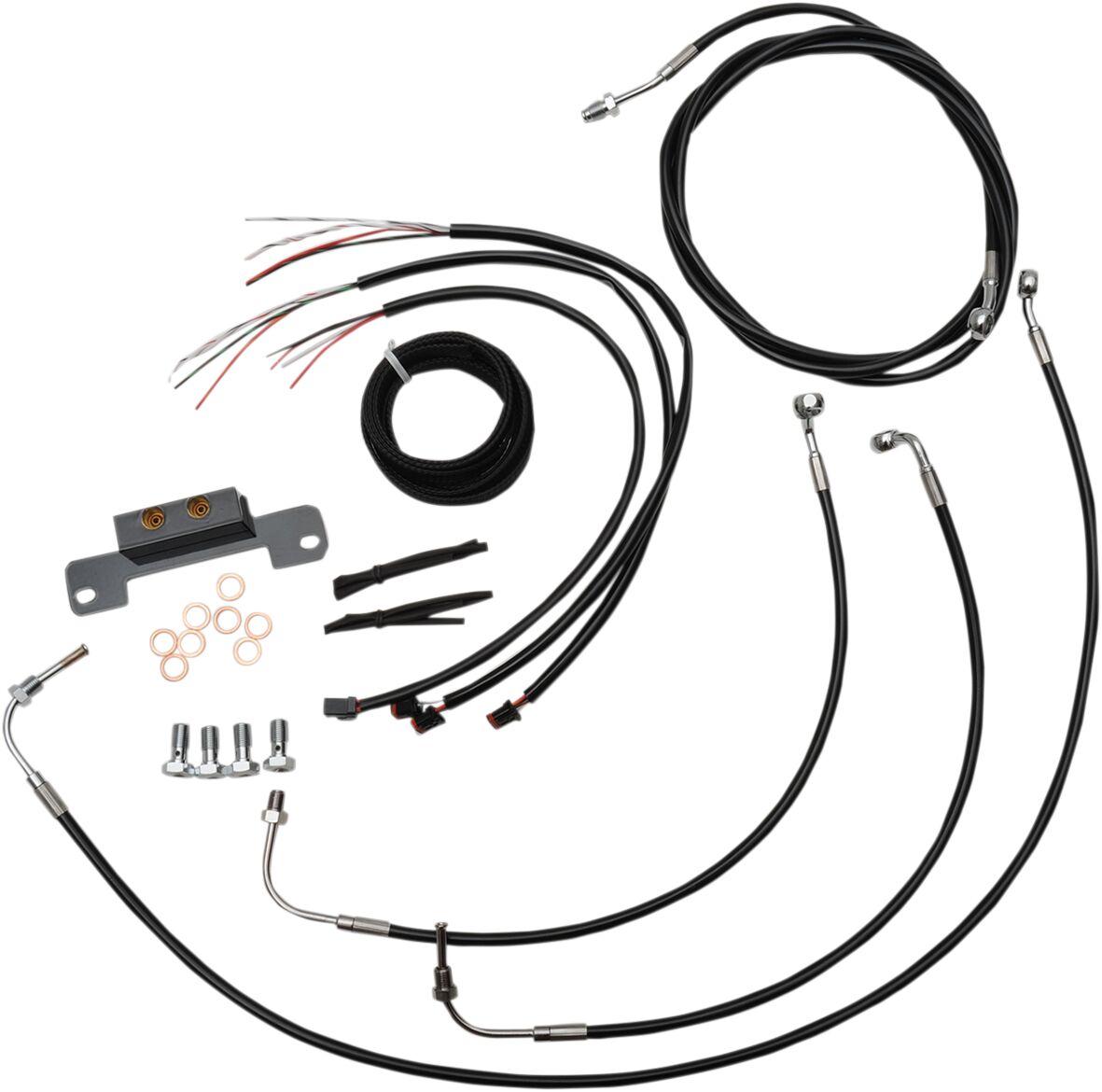 La Choppers Cable Kit Cb16 Fl17+Noab CLUTCH & BRAKE CABLE/HOSE KITS La Choppers
