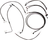 Magnum Shielding Handlebar Installation Kit Designer Black Pearl Chrome Black/Clear Brake & Clutch Lines Magnum Shielding