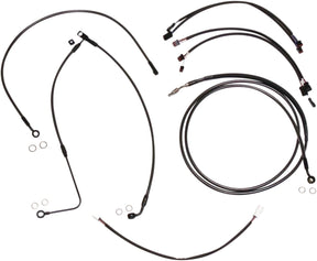 Magnum Shielding Handlebar Installation Kit Designer Black Pearl Chrome Black/Clear Brake & Clutch Lines Magnum Shielding