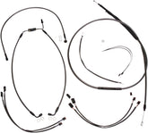 Magnum Shielding Handlebar Installation Kit Designer Black Pearl Chrome Black/Clear Brake & Clutch Lines Magnum Shielding