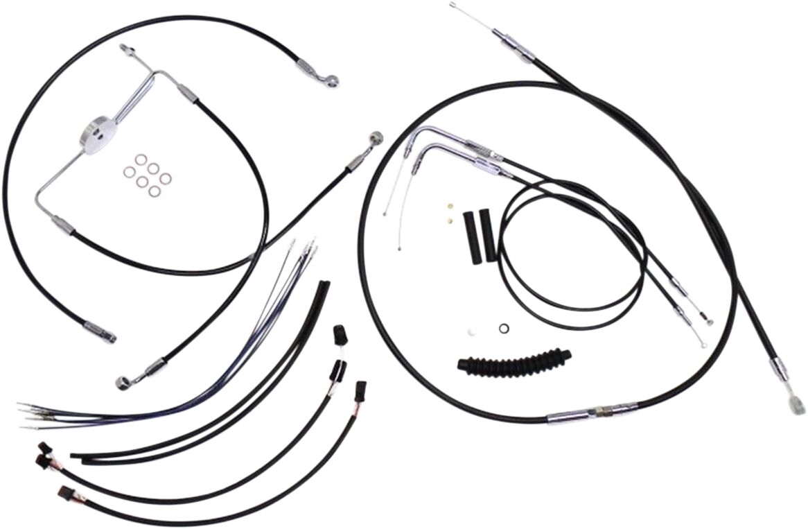 Magnum Shielding Control Cable Kit Xr Blk CLUTCH & BRAKE CABLE/HOSE KITS Magnum Shielding