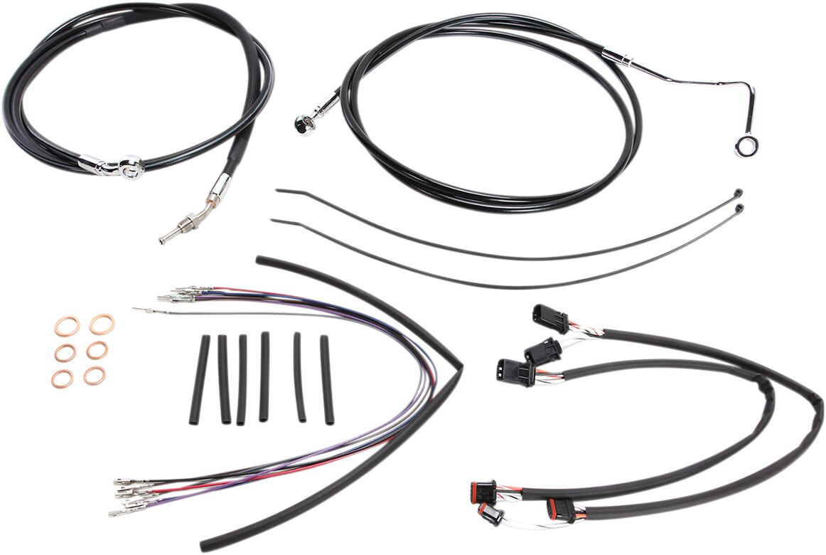 Magnum Shielding Control Cable Kit Xr Blk CLUTCH & BRAKE CABLE/HOSE KITS Magnum Shielding