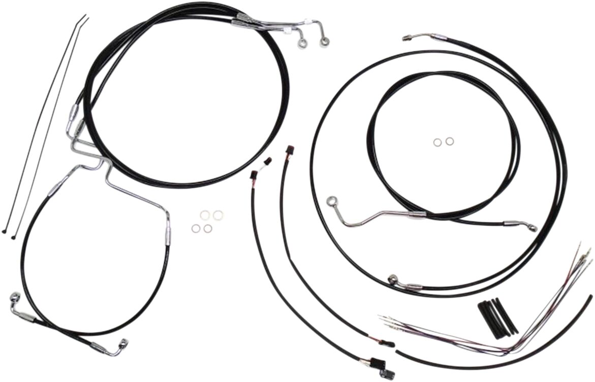 Magnum Shielding Control Cable Kit Xr Blk CLUTCH & BRAKE CABLE/HOSE KITS Magnum Shielding