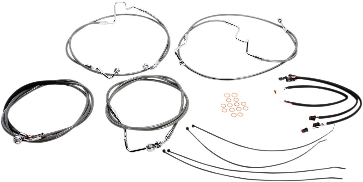 Magnum Shielding Control Cable Kit Xr Ss CLUTCH & BRAKE CABLE/HOSE KITS Magnum Shielding
