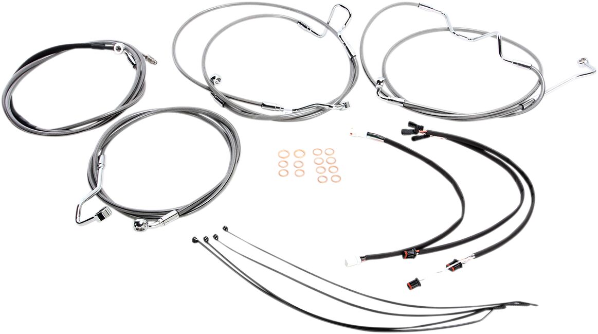 Magnum Shielding Control Cable Kit Xr Ss CLUTCH & BRAKE CABLE/HOSE KITS Magnum Shielding
