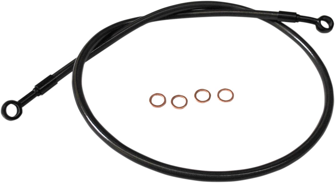 La Choppers Standard Cable Kit For 12 14 Ape Hangers Midnight Series Black Brake & Clutch Lines La Choppers