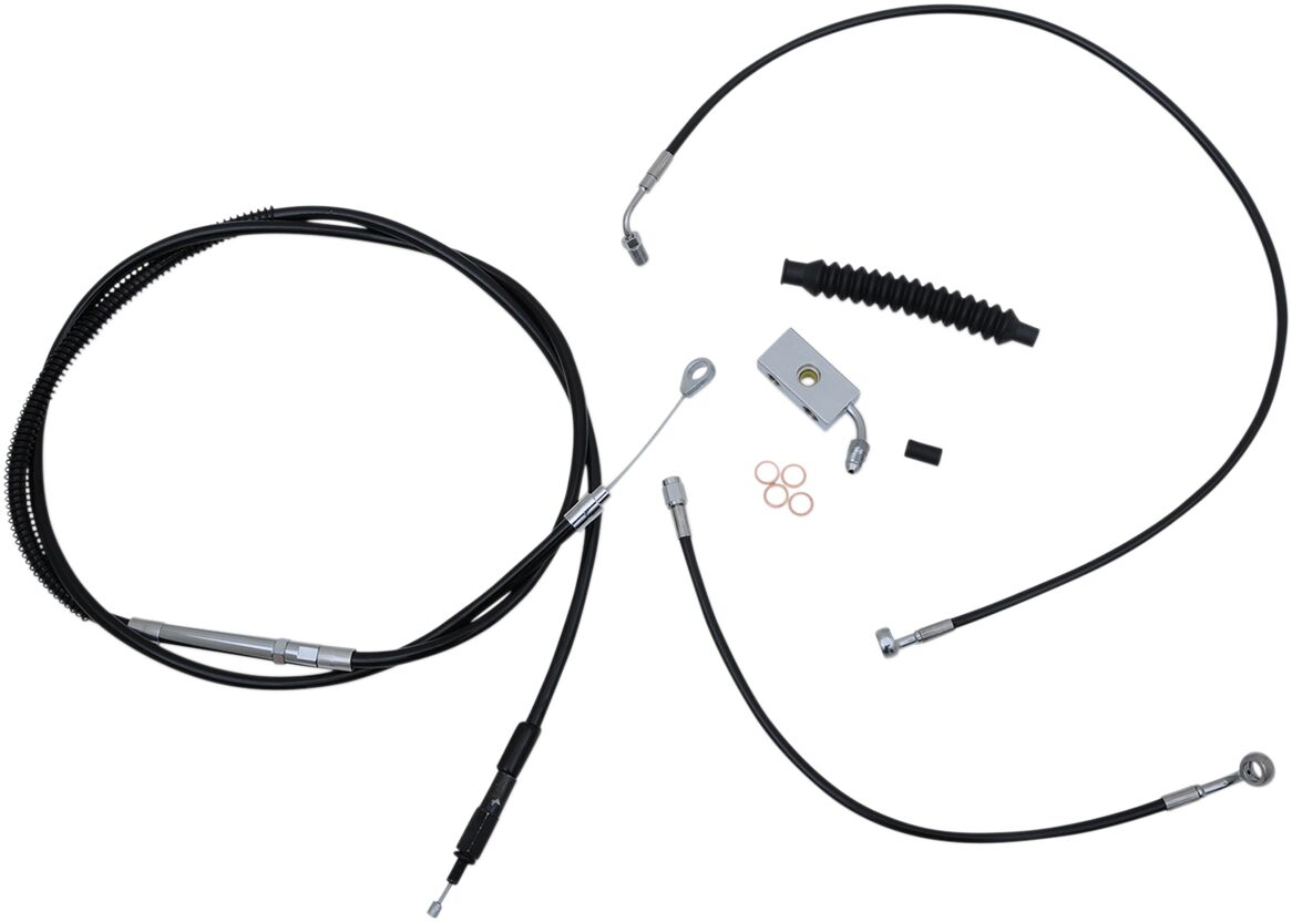 La Choppers Cable Kit B12 14 St18+Abs CLUTCH & BRAKE CABLE/HOSE KITS La Choppers