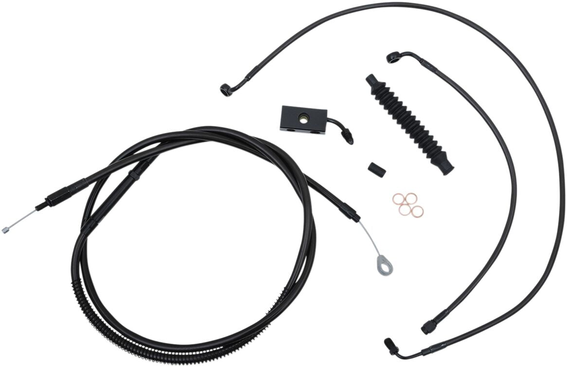 La Choppers Cable Kit M12 14 St18+Abs CLUTCH & BRAKE CABLE/HOSE KITS La Choppers