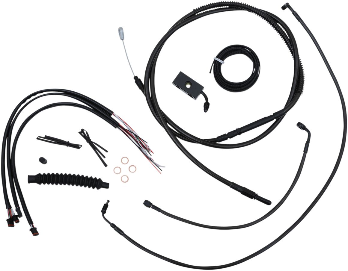 La Choppers Cable Kit Cm12 14 St18+Abs CLUTCH & BRAKE CABLE/HOSE KITS La Choppers
