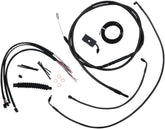 La Choppers Cable Kit Cm15 17 St18+Abs CLUTCH & BRAKE CABLE/HOSE KITS La Choppers