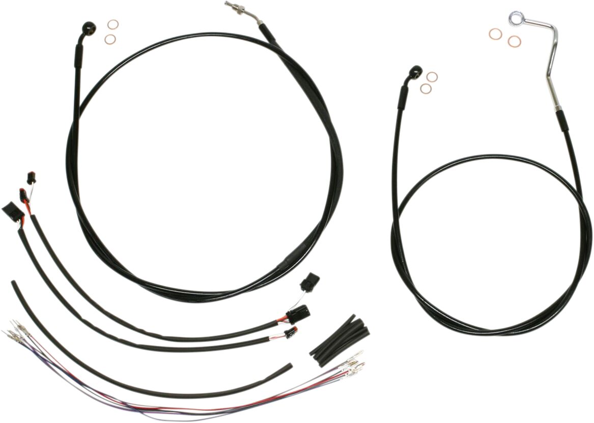 Magnum Shielding Control Cable Kit Xr Blk CLUTCH & BRAKE CABLE/HOSE KITS Magnum Shielding