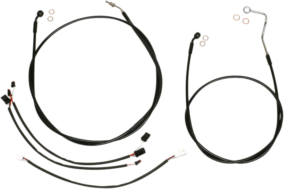 Magnum Shielding Control Cable Kit Xr Blk CLUTCH & BRAKE CABLE/HOSE KITS Magnum Shielding