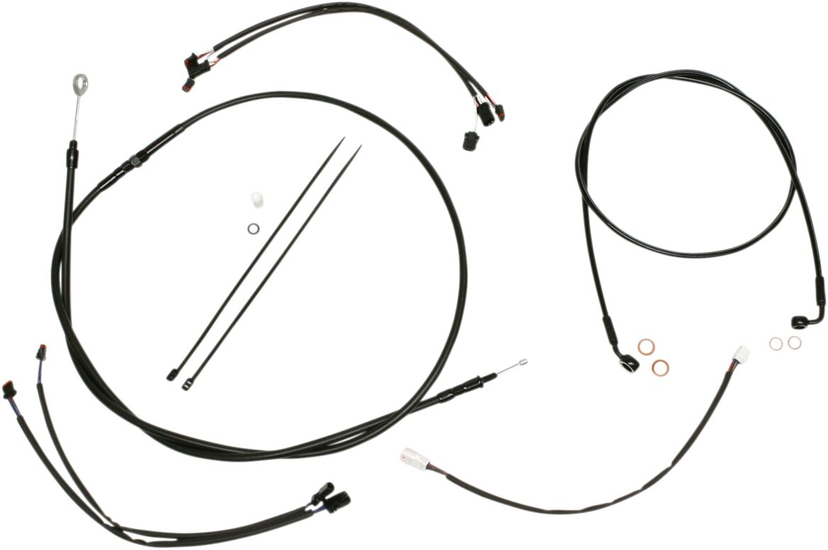 Magnum Shielding Control Cable Kit Xr Blk CLUTCH & BRAKE CABLE/HOSE KITS Magnum Shielding