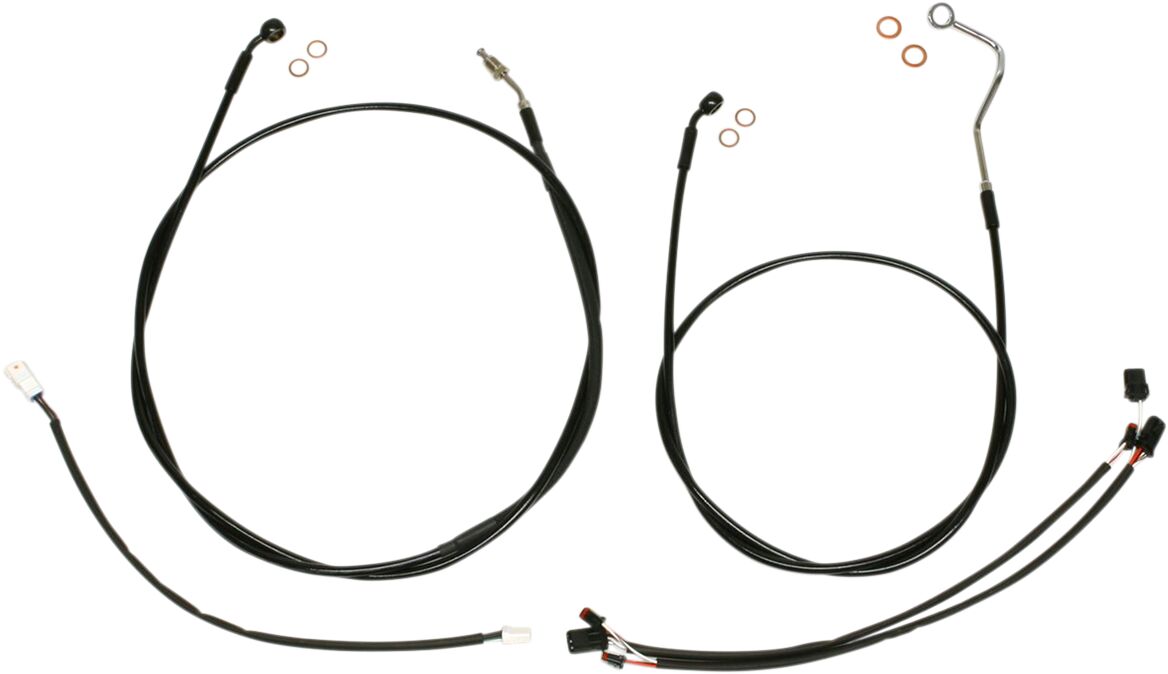 Magnum Shielding Control Cable Kit Xr Blk CLUTCH & BRAKE CABLE/HOSE KITS Magnum Shielding