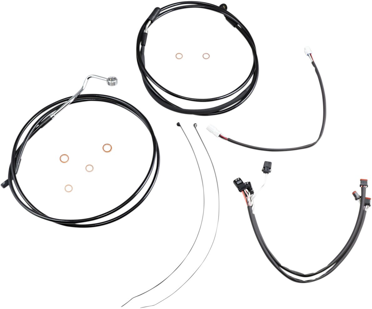 Magnum Shielding Control Cable Kit Xr Blk CLUTCH & BRAKE CABLE/HOSE KITS Magnum Shielding