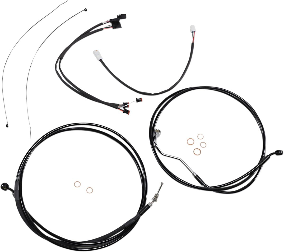 Magnum Shielding Control Cable Kit Xr Blk CLUTCH & BRAKE CABLE/HOSE KITS Magnum Shielding