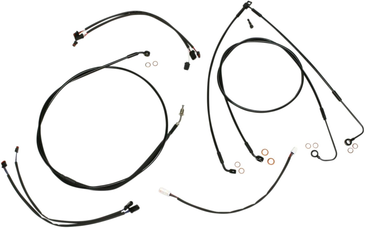 Magnum Shielding Control Cable Kit Xr Blk CLUTCH & BRAKE CABLE/HOSE KITS Magnum Shielding
