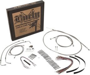 Burly Brand Control Kit Ss 17 Flh 13 Brake & Clutch Lines Burly Brand