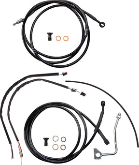 Burly Brand Control Kit Bk 17 Flh 13 Apehanger Cable/Line Kits Burly Brand