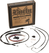 Burly Brand Control Kit Bk 17 Flh 15 Apehanger Cable/Line Kits Burly Brand