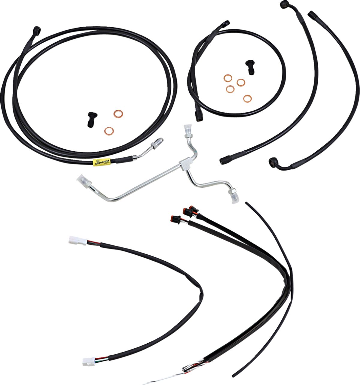 Burly Brand Control Kit Bk 17 Flhx 15 Apehanger Cable/Line Kits Burly Brand