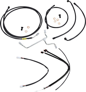 Burly Brand Control Kit Bk 17 Flhx 15 Apehanger Cable/Line Kits Burly Brand