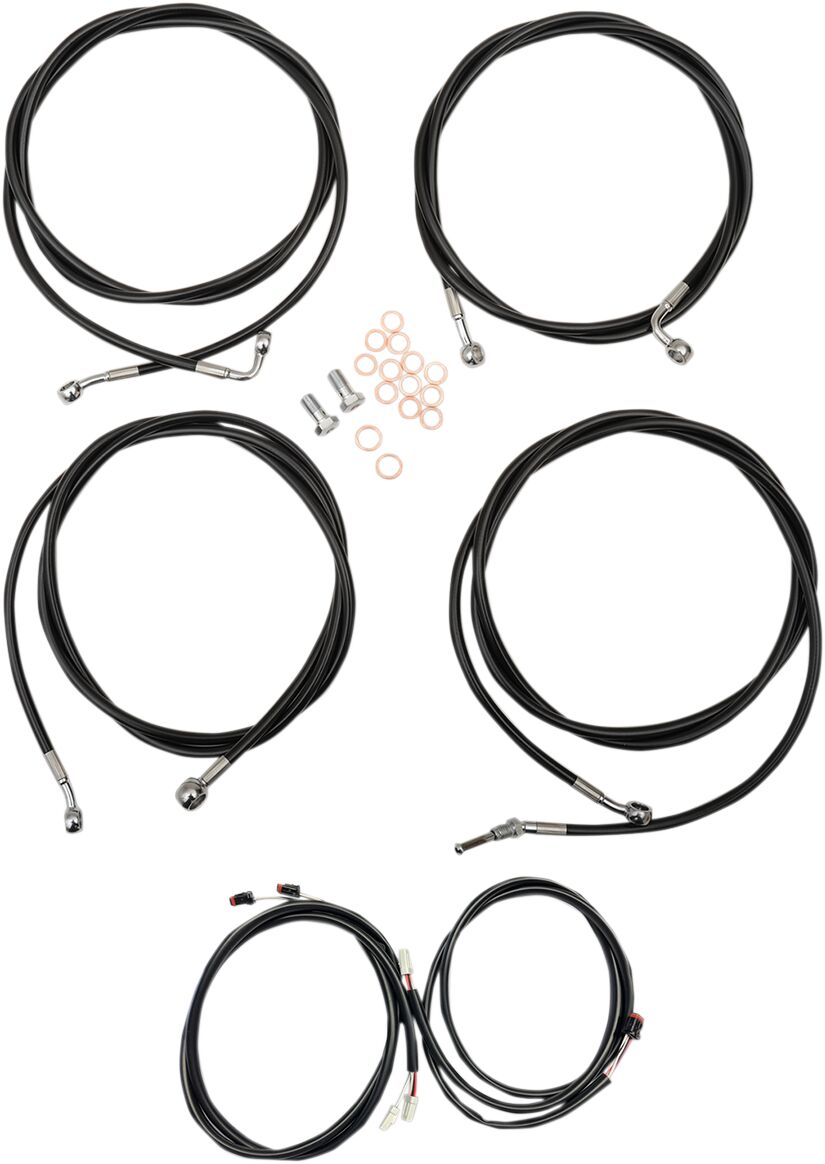 La Choppers Cable Kit Cb 13"Abs Fl17+ Brake & Clutch Lines La Choppers
