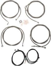 La Choppers Cable Kit Cc 16"Abs Fl17+ Brake & Clutch Lines La Choppers