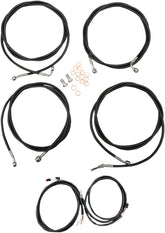 La Choppers Cable Kit Cb 19"Abs Fl17+ Brake & Clutch Lines La Choppers