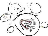 Burly Brand Cntrl Kit 15 Bag Bar Blk Brake & Clutch Lines Burly Brand