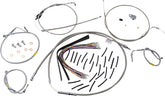 Burly Brand Cntrl Kit 13 Bag Bar Ss Brake & Clutch Lines Burly Brand