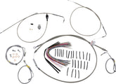 Burly Brand Cntrl Kit 15 Bag Bar Ss CLUTCH & BRAKE CABLE/HOSE KITS Burly Brand