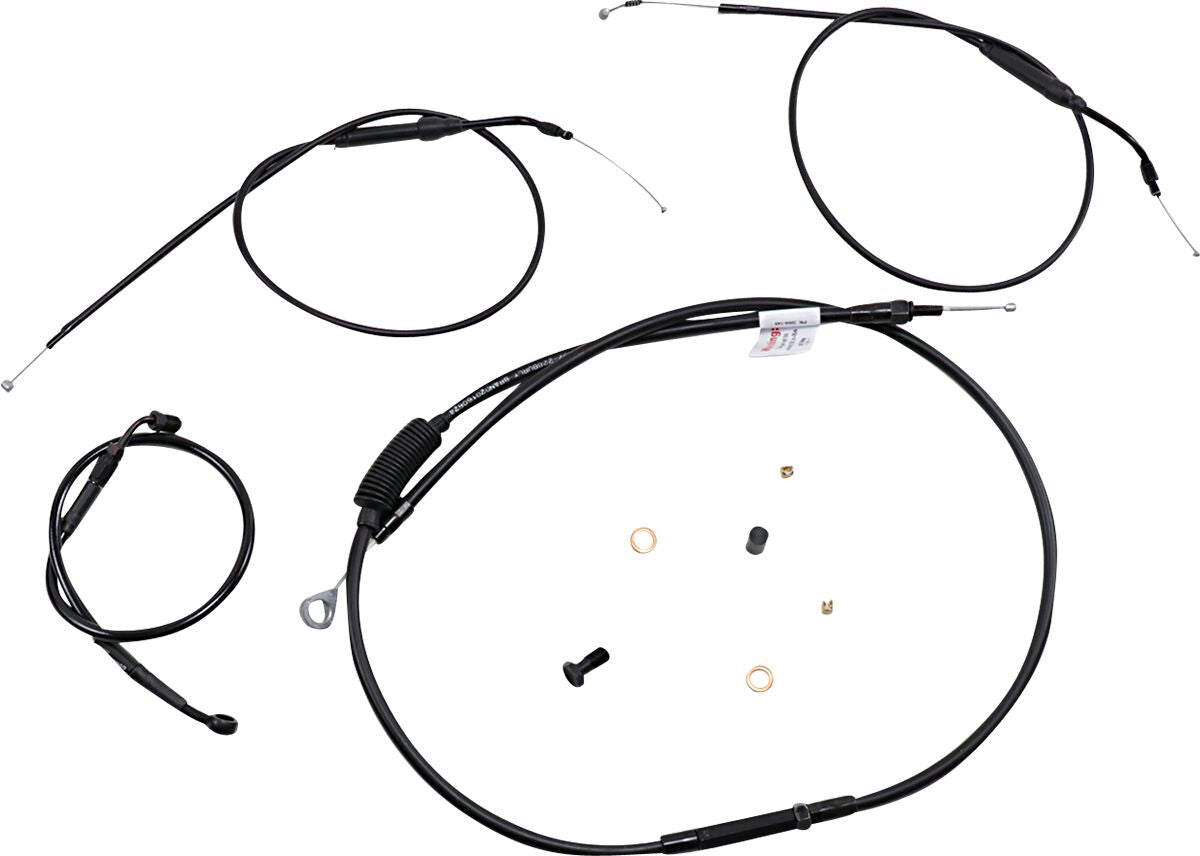 Burly Brand Cntrl Kit 8 14 19 Xl Abs Apehanger Cable/Line Kits Burly Brand
