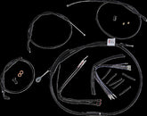 Burly Brand Cntrl Kit 12 T Bar Xl Abs Apehanger Cable/Line Kits Burly Brand