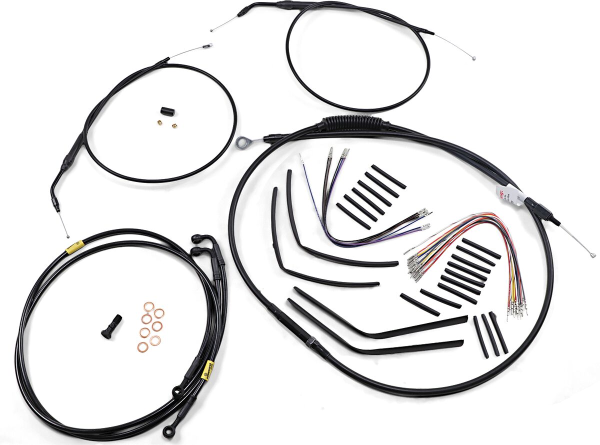 Burly Brand Cntrl Kit 12 Tbar Fxdf Brake & Clutch Lines Burly Brand