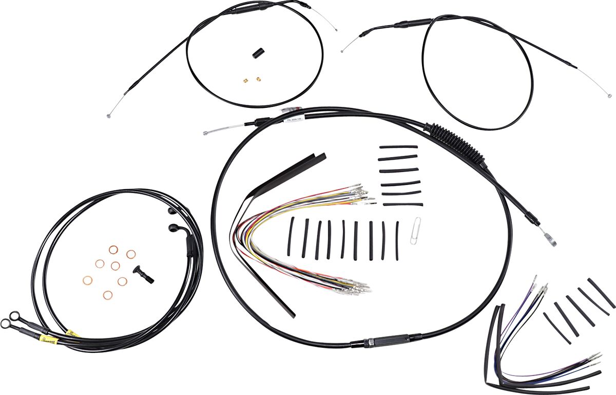 Burly Brand Cntrl Kit 14 Tbar Fxdf Brake & Clutch Lines Burly Brand
