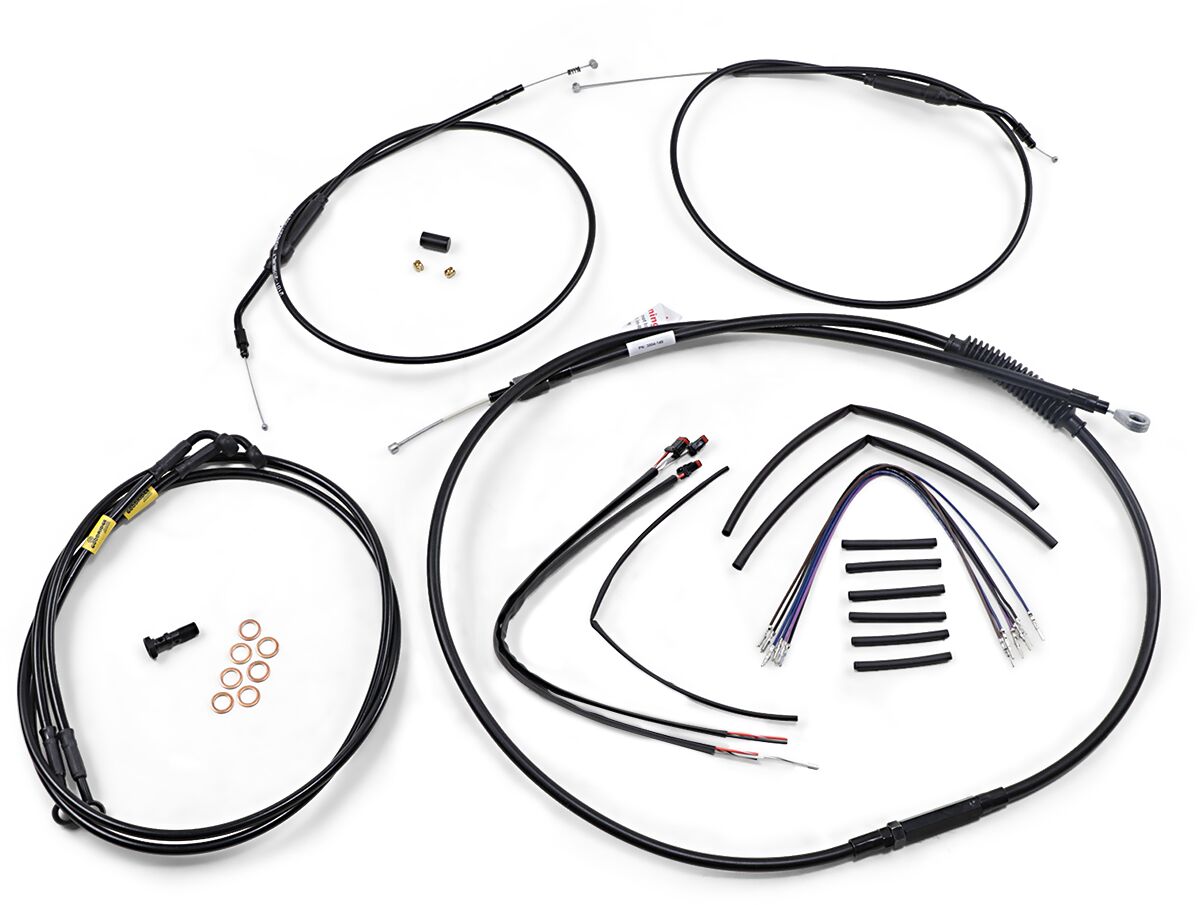 Burly Brand Cntrl Kit 12 Tbar Fxdf Brake & Clutch Lines Burly Brand