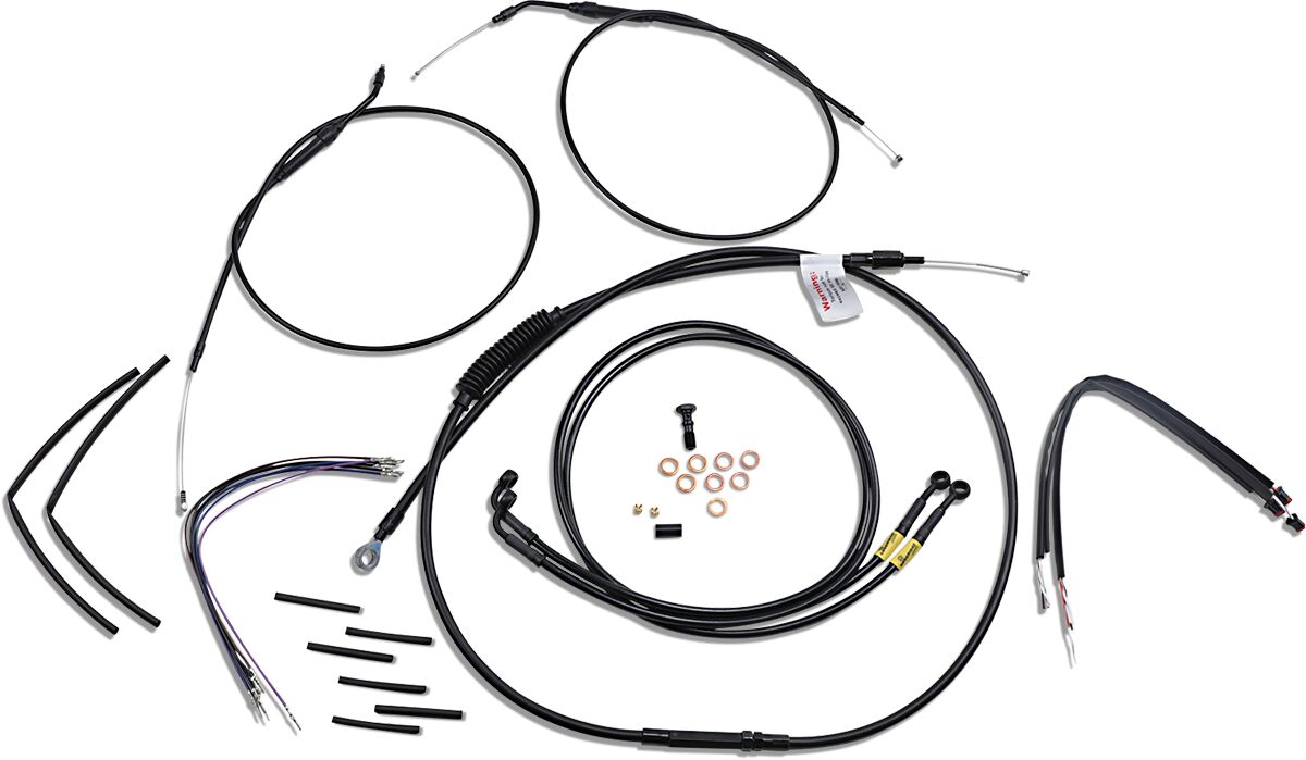 Burly Brand Cntrl Kit 14 Tbar Fxdf Brake & Clutch Lines Burly Brand