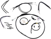 Burly Brand Cntrl Kit 12 Tbar Fxdwg Apehanger Cable/Line Kits Burly Brand