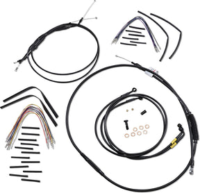 Burly Brand Cntrl Kit 16 Ape Fxdl Brake & Clutch Lines Burly Brand