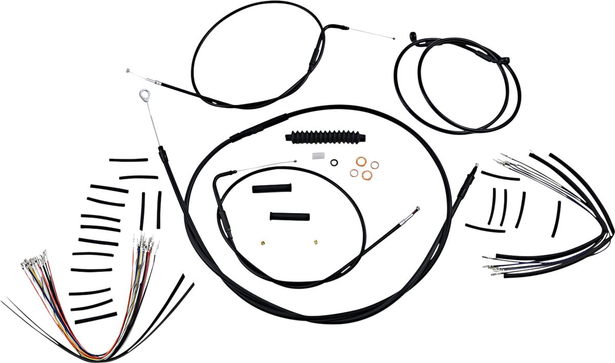 Magnum Shielding Black Xr Control Cable Kit Brake & Clutch Lines Magnum Shielding