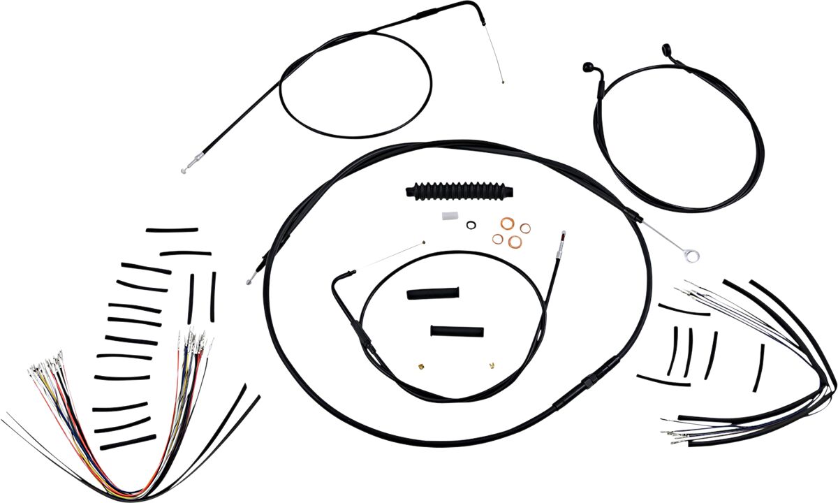 Magnum Shielding Black Xr Control Cable Kit Brake & Clutch Lines Magnum Shielding