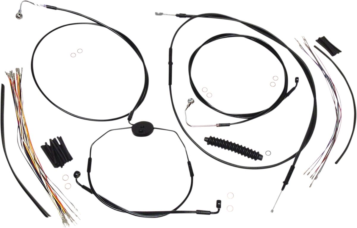 Magnum Shielding Black Xr Control Cable Kit Brake & Clutch Lines Magnum Shielding