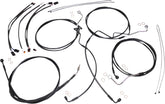 Magnum Shielding Black Xr Control Cable Kit Brake & Clutch Lines Magnum Shielding