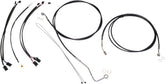 Magnum Shielding Black/Chrome Xr Control Cable Kit Brake & Clutch Lines Magnum Shielding
