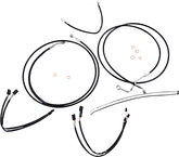 Magnum Shielding Black/Chrome Xr Control Cable Kit Brake & Clutch Lines Magnum Shielding